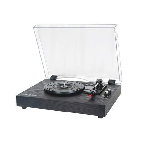 Vintage Portable Phonograph 33/45/78RPM Turntables Vinyl LP Record Phono Player Gramophone Speaker Music Player vinyl record player vintage Louder and Clearer
