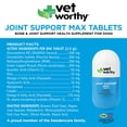 thumbnail image 3 of Vet Worthy Joint Support Max Tablets - Bone and Joint Supplement for Dogs - Rich in Glucosamine Chondroitin for Dogs & MSM - Formulated for Stiffness, Mobility, and Cartilage Protection – 90 Count, 3 of 3