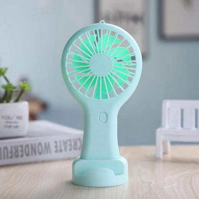 TINKER Big Strong Wind Holding Small Fan Desktop Mini USB Fan Outdoor Portable Two-purpose Rechargeable Small Fan (built-in Battery 800mAh)