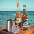thumbnail image 5 of 12oz Wine Tumbler with Lid Stemless Wine Glasses Double Wall Vacuum Travel Mugs stainless steel Coffee Cup for Cold & Hot Drinks Wine Coffee Cocktails Beer (Stainless Steel, 1 Pack), 5 of 13