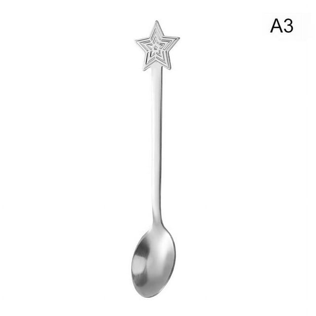 PENGXIANG Christmas Decorations for Home Christmas Table Decor Stainless Coffee Spoons Tree New Year 2024