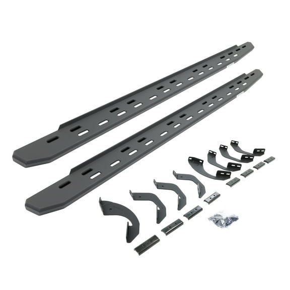 Go Rhino 69643580SPC RB30 Slim Line Running Boards with Bracket Kit - Double Cab Only For Toyota 22-24 Tundra (Extended Cab Pickup)
