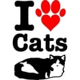 thumbnail image 2 of CafePress - I Heart Cats Mug - 11 oz Ceramic Mug - Novelty Coffee Tea Cup, 2 of 4