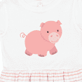 thumbnail image 4 of Inktastic Cute Little Pink Farm Pig Girls Toddler Dress, 4 of 5