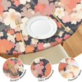 thumbnail image 4 of Pioneer Flower Floral Print Pattern Round Fitted Tablecloth with Elastic Edge,Dining Table Cover Waterproof,Outdoor Round Tablecloth for Camping,Dining,Indoor and Outdoor, 4 of 7