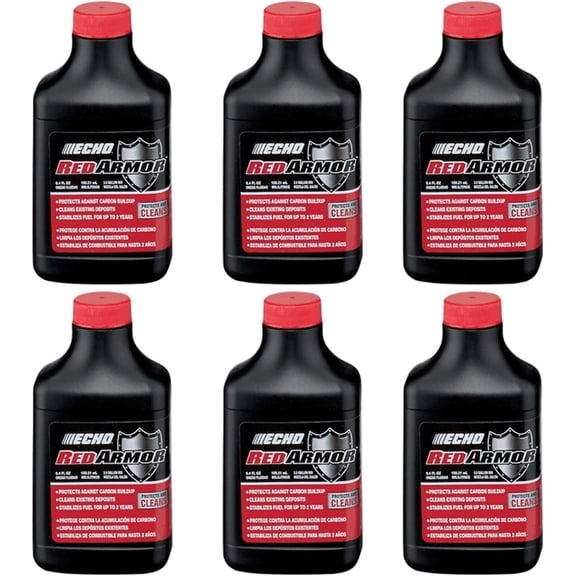 ECHO 6PK Genuine OEM Red Armor 2 Cycle Oil 2.5 Gallon Mix 50:1 6550025 6.4oz