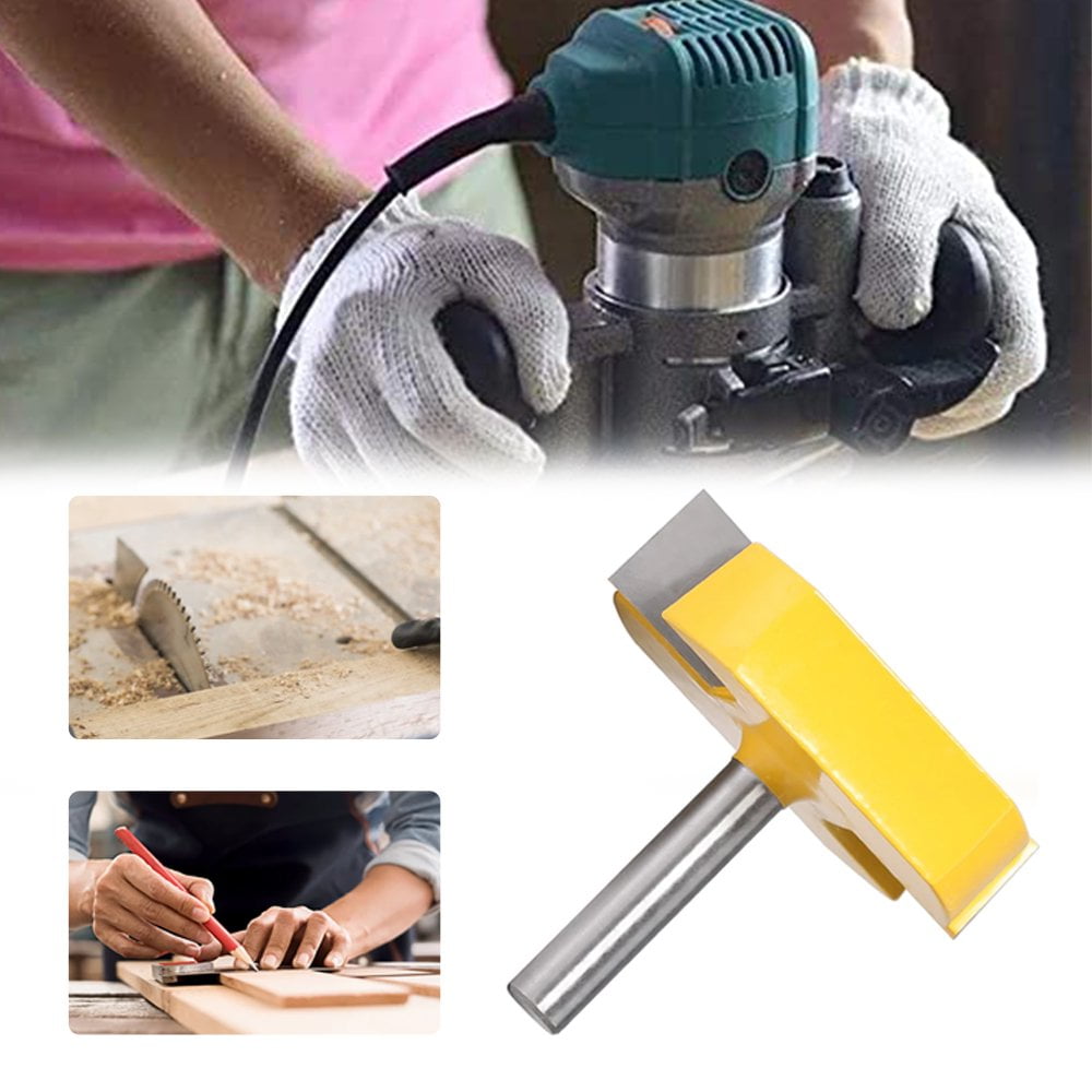 POINTERTECK Shank Router Bit 8x57mm Bottom Cleaning Router