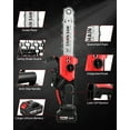 thumbnail image 5 of HOTREE 12 Inch Cordless Chainsaw, 21V Electric Handheld Chainsaw for Tree Trimming, Wood Cutting, Outdoor Yard Work, 5 of 9