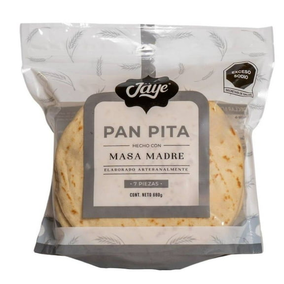 Pan Pita Jaye de masa madre  680 g