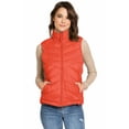 thumbnail image 2 of Love Tree Women's Juniors Ultra Light Packable Puffer Vest  (Tomato, Medium), 2 of 3