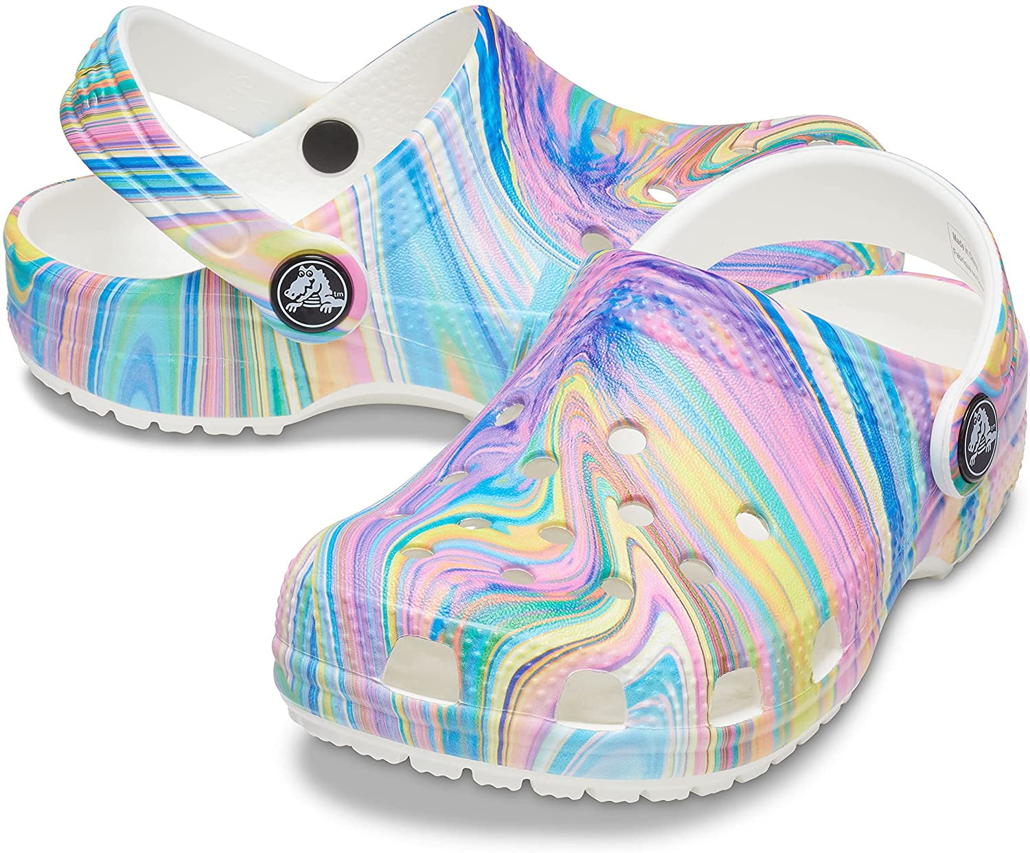 Crocs pastel swirl Clearance
