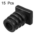 thumbnail image 2 of 15Pcs Square Strain Relief Cord Boot Protector Sleeve Power Tool Hose Black, 2 of 4