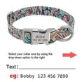 thumbnail image 3 of Pet Artist Nylon Cotton Personalized Dog Collar Pet Nameplate Custom Engrave ID Tag Collars, 3 of 7