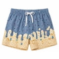thumbnail image 4 of JAJAHO Boys Swim Trunks Boy Bathing Suit Quick Dry Swim Shorts With Liner Ice Cream Printed Drawstring Swimwear Bottoms With Pockets 2-14Y, 4 of 4