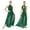 Green, variant on Aislor Women's Halter Neck Lyrical High Waist Gymnastic Dance Leotard Maxi Dress Black XL