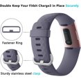 thumbnail image 5 of 2 Pack Replacement Bands Compatible with Fitbit Charge 3/Fitbit Charge 4 Bands, Sports Bands, Small Large, Blue Grey/Blue, 5 of 5