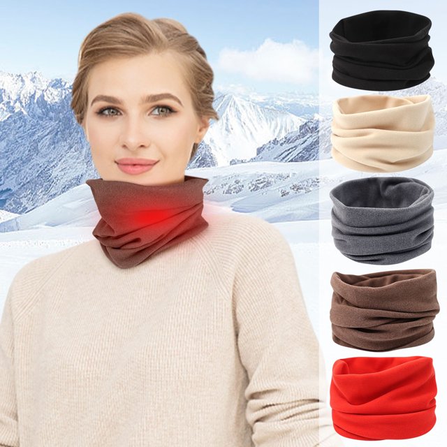 Ganfancp Calentadores de Cuello de Invierno a Prueba de Viento Cálido Collar de La Cubierta de La Columna Cervical de Vacaciones de Invierno para Hombre para Mujer Ofertas de La Semana 1* Cubrecuello