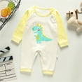 thumbnail image 2 of Icvfdpl Baby Boy Girl Outfit Cotton Cartoon Print Romper Jumpsuit Playsuits Leisure 3-6 Months, 2 of 3