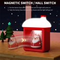 thumbnail image 3 of Luces nocturnas para habitación de niños, lámpara de noche con puerto USB, casa de luz con decoración de muñeca de Papá Noel 3D, 3 modos de brillo, interruptor magnético, luces nocturnas recargables para decoración de habitación de niños Excelente Rendimiento, 3 of 5