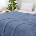 thumbnail image 6 of 27.6 x 39.4 Inch Checkered Coral Fleece Blanket, Thickened Soft Nap Throw, Warm Skin-Friendly for Dormitory, Couch, Office, Multi-Functional Lightweight, 1* Household Blanket, 6 of 6