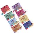 thumbnail image 2 of 8 Unidades Mini Monedero de Cambio de con Cremallera Borlas de Flores Portatarjetas para Chica Mujer Yinane Monedero de cambio, 2 of 8