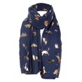 thumbnail image 2 of Babysbule Clearance Scarf for Women Women Fashion Cat Foil Printed Scarf Wrap Silk Shawl Travel Scarves, 2 of 3