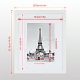 thumbnail image 6 of Scholartree 5-in-1 Contemporary Gallery Picture Frame Set, 8 x 10 Tabletop Picture Frames, White, 6 of 7
