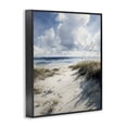 thumbnail image 2 of Stupell Industries Tropical Dune Beach at Midday Black Framed Giclee Art, 11 x 14, by Franklyn Gregory, 2 of 8