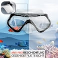 thumbnail image 4 of Juego de snorkel premium con snorkel y gafas de buceo: incluye máscara de buceo antivaho irrompible, bolsa de malla, tapones para los oídos y clip para la nariz, 4 of 6
