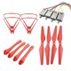 thumbnail image 2 of Accesorios y engranajes de aterrizaje \ u0026 Mao + de motor para s X8SW X8SC X8SG X8 Pro rojo Hugo Hélices Syma X8SW X8SC, 2 of 10