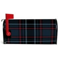 thumbnail image 2 of GZHJMY Magnetic Mailbox Covers Blue Black Red Tartan Plaid Mailbox Stickers MailWraps Post Cover 25.4x20.78 inch Home Decor, 2 of 5