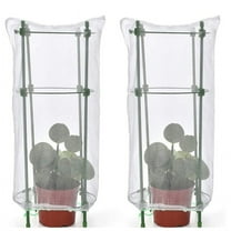 Netting Mesh with Drawstring ,Garden Bug Plant Cover for Protect Flower From Insect Bird 2Pcs