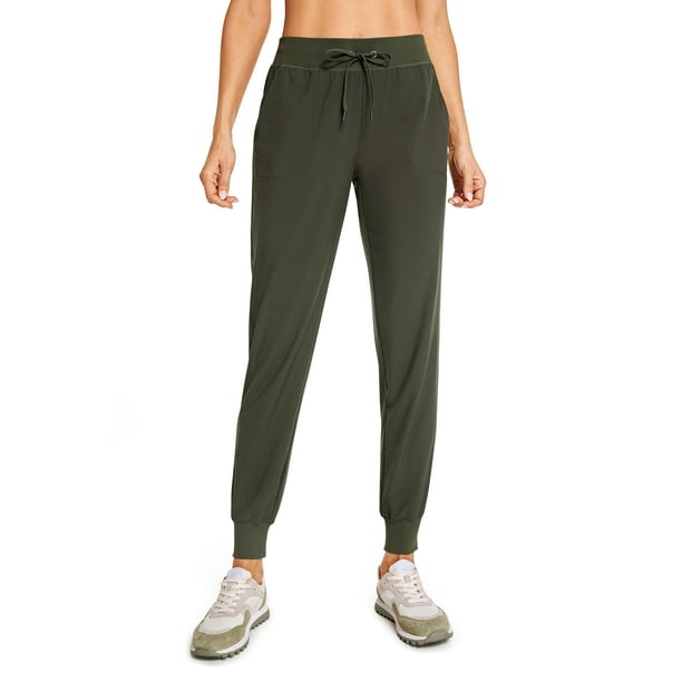 CRZ YOGA Women's Lightweight Joggers Pants with Pockets Drawstring Workout  Running Pants with Elastic Waist - Walmart.com