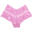 thumbnail image 2 of Women's Lace Hipster Panty - Semi-Sheer Seamless Soft Underwear with Cotton Liner, 2 of 7