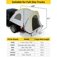 thumbnail image 2 of Truck Bed Tent with Awning for 6.5 ft Pickup Beds, Waterproof PU2000 Portable Camping Tent for Silverado 1500, F150, Ram 1500, 2 of 8