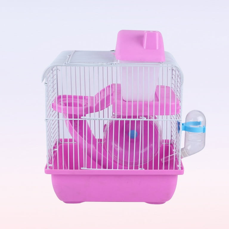 Sparsain Acrylic Double Layer Hamster Cage for Pets, Portable