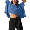 thumbnail image 2 of Sherrylily Summer Women Oversized Cropped T-Shirts Casual Short Sleeve Loose Tops, 2 of 6