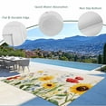 thumbnail image 4 of Fsddascl Colorful Floral Outdoor Rug for Patio/Deck/Porch, Non-Slip Large Area Rug 5 x 8 Ft, Summer Pastoral Botanical Indoor Outdoor Rugs Washable Area Rugs, Reversible Camping Rug Carpet Runner, 4 of 5