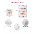 thumbnail image 7 of Happy Easter Kitchen Dish Towels for Drying Dishes Set of 3, Cute Rabbits Daisy Flowers Leaves Eggs Pink Plaid Waffle Weave Microfiber Hand Tea Bathroom Towels Quick Dry & Absorbent Towel 15.7x23.6, 7 of 7