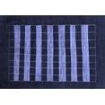 thumbnail image 1 of Ahgly Company Machine Washable Indoor Rectangle Abstract Blue Modern Area Rugs, 8' x 12', 1 of 4