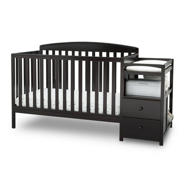 Delta Children Royal 4 In 1 Convertible Crib And Changer Dark