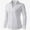 White, variant on DuoJiaJ Womens Dress Shirts Long Sleeve Button Down Shirts Solid Work Blouse Women's Shirts White M