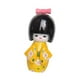 thumbnail image 3 of Muñeca Geisha con Kimono Tradicional Japonés, Estatua en Miniatura, Centro de Mesa Amarillo, 3 of 9