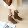 thumbnail image 4 of Botas de nieve Otoño e invierno Punta redonda Moda Botas cortas peludas cálidas Botas de gran tamaño Botas de mujer Wmkox8yii ghj1731, 4 of 8