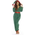 thumbnail image 1 of Elf Christmas Adult Onesie Pajamas, Elf, Size: 2X, Prestigez, 1 of 4