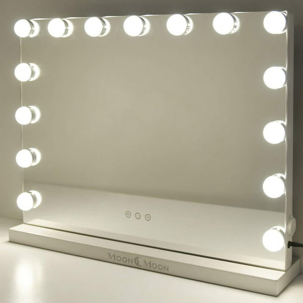 Moonmoon Hollywood Vanity Mirror With, Professional Makeup Vanity With Lights