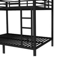 thumbnail image 6 of Nmkwnr Full over Full Metal Bunk Bed for Bedroom, Space-Saving/Noise Reduced/No Box Spring Needed, Black, 6 of 9