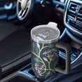 thumbnail image 6 of Modern 40oz Tumbler– Stainless Steel Insulated Tumbler with Handle and Straw, Large Capacity Travel Cup for Hot & Cold Drinks, 6 of 7