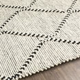 thumbnail image 6 of Hauteloom Siyabuswa Wool Living Room, Bedroom Area Rug - Bohemian, Transitional - Black, Cream - 8' x 10', 6 of 6
