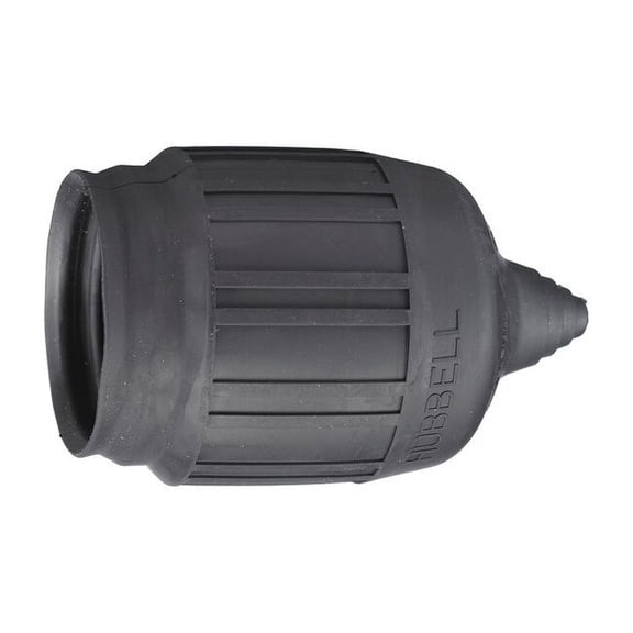 Hubbell Wiring Device-Kellems Boot,Weatherproof,Blk HBL6031